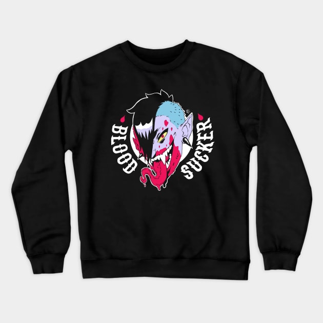 Blood Sucker Crewneck Sweatshirt by RobS